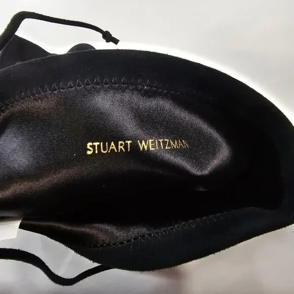 Stuart Weitzman Lowland Boot in Black Suede